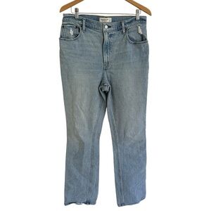 Abercrombie & Fitch 12/31 Long 70s Vintage Flare Ultra High Rise Jeans Stretch